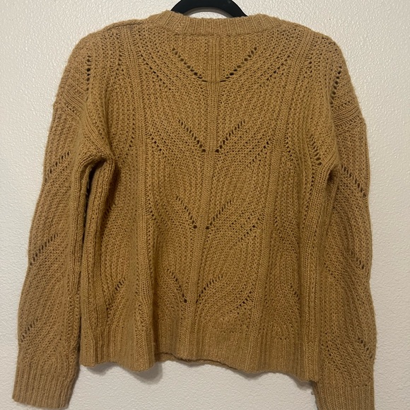 Madewell Camel Cable Knit Sweater - Picture 2 of 3